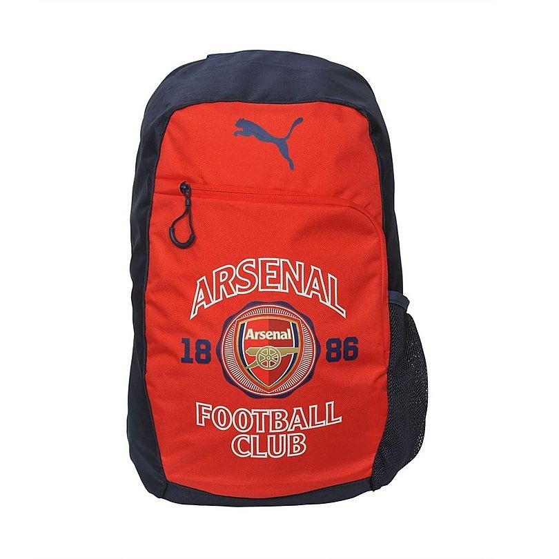 Zaino Ufficiale Arsenal FC Colour React - Nylon, 40x30x14 Cm, Con Crest E Logo