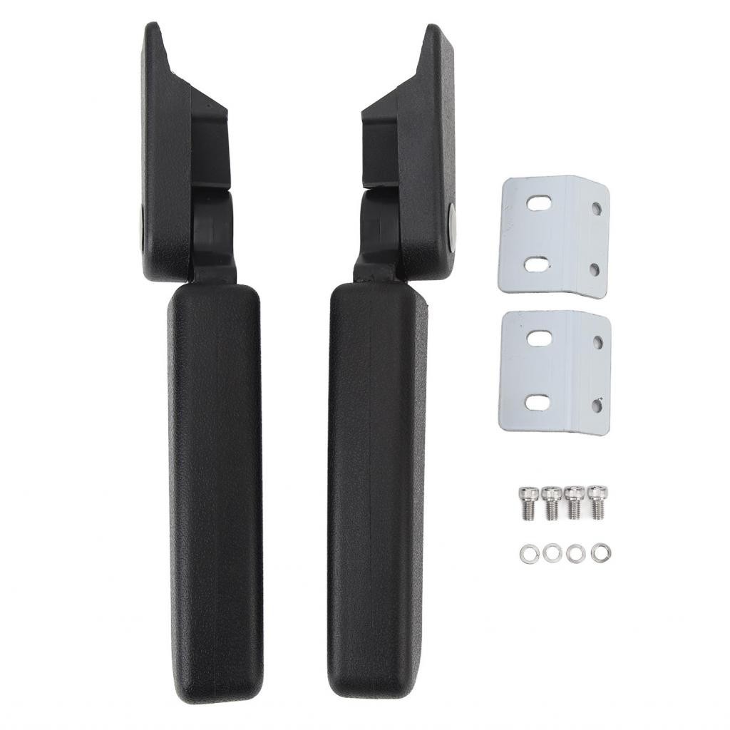 Awesomewell 1 Pair Motorcycle Rear Box Passenger Armrest Seat Mount ...