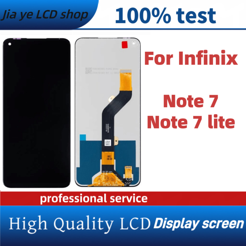 Original LCD For Infinix Note 7 X690 X690B Note 7 Lite X656 LCD Display ...