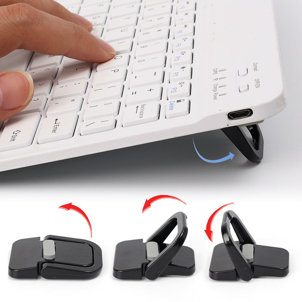 1 Pair Computer Keyboard Stand - Mini, Portable, Universal, Invisible ...