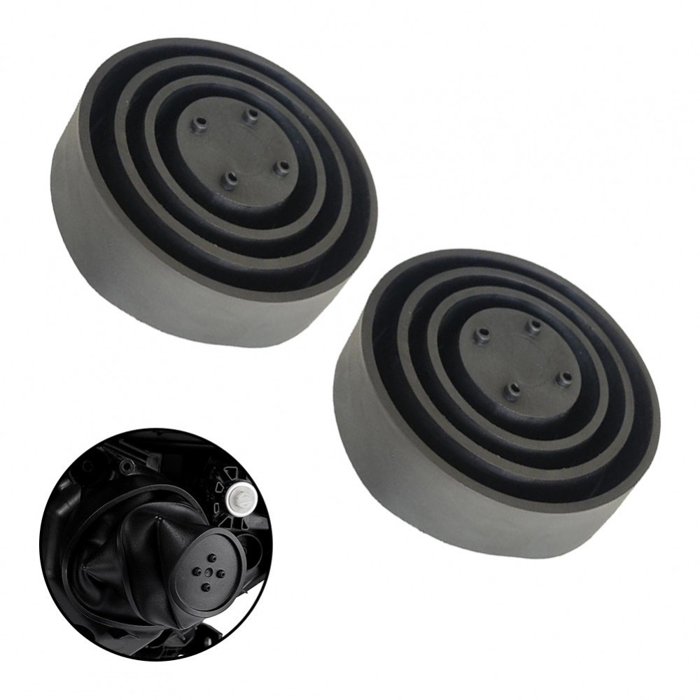 thumbnail interactive-video image 1 of 2-Pack Rubber Headlight Dust Cover Cap – 3.2cm ID X 10cm OD – For LED, HID, Xenon, Halogen Bulbs 1 of 4