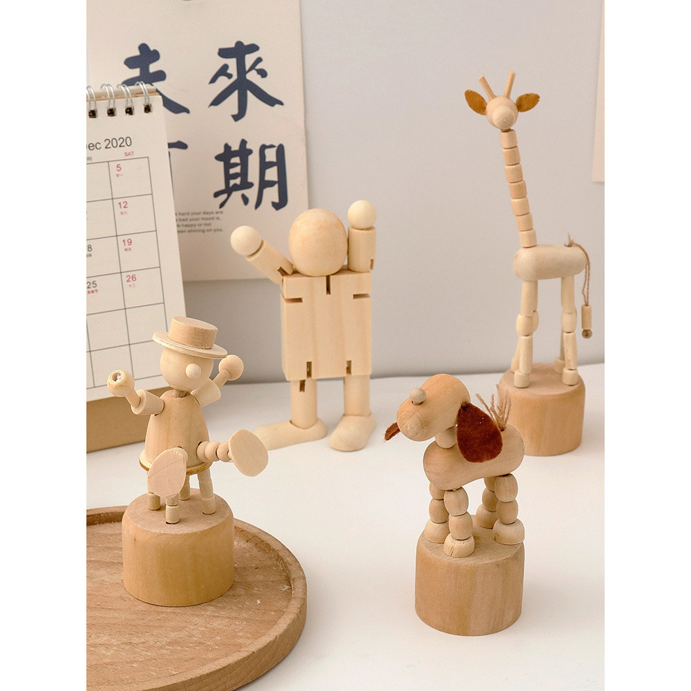 DIY Handmade Creative Puppets Desktop Decoration Children's Small Toy ...