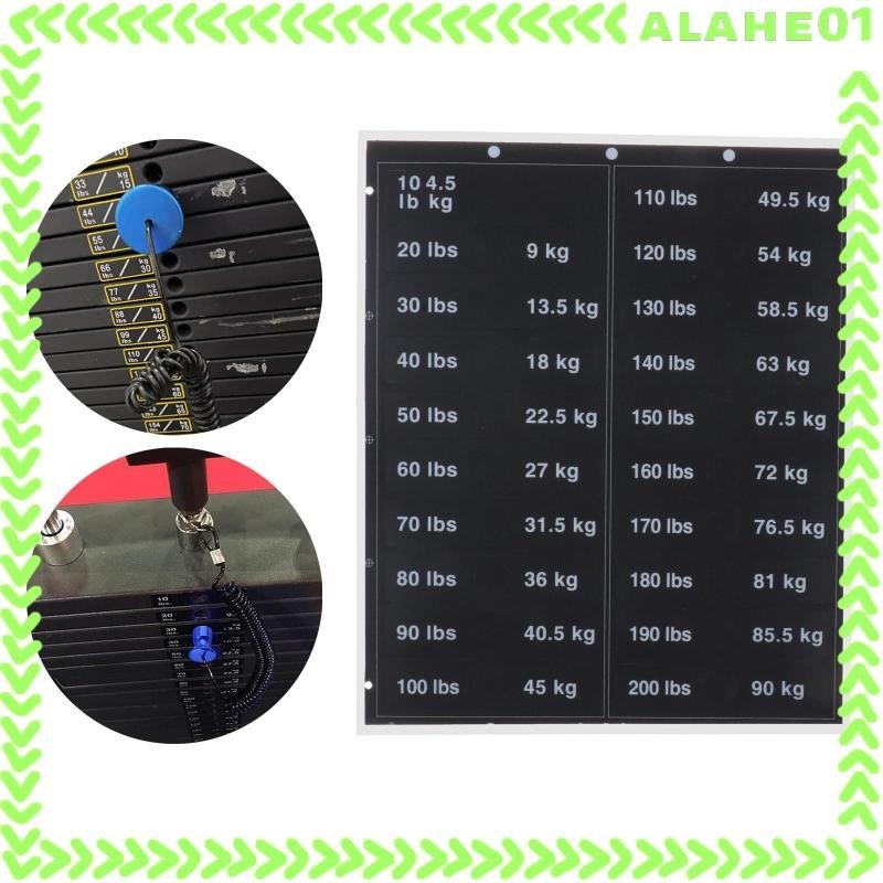 [Alahe] Weight Stack Labels Weight Stickers Weighted Block Label ...