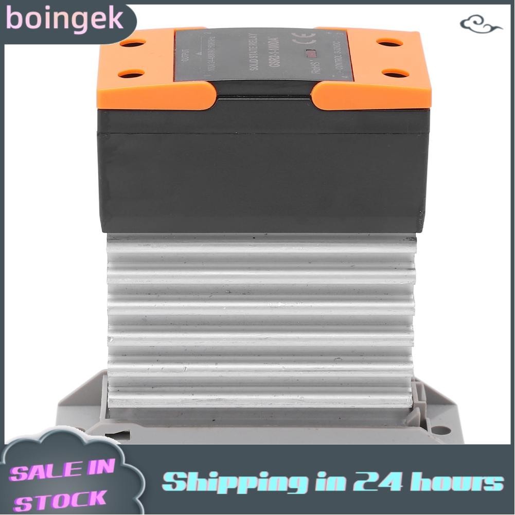Boingek DC to AC Solid State Relay Module with Heat Sink 3‑32VDC 24 ...
