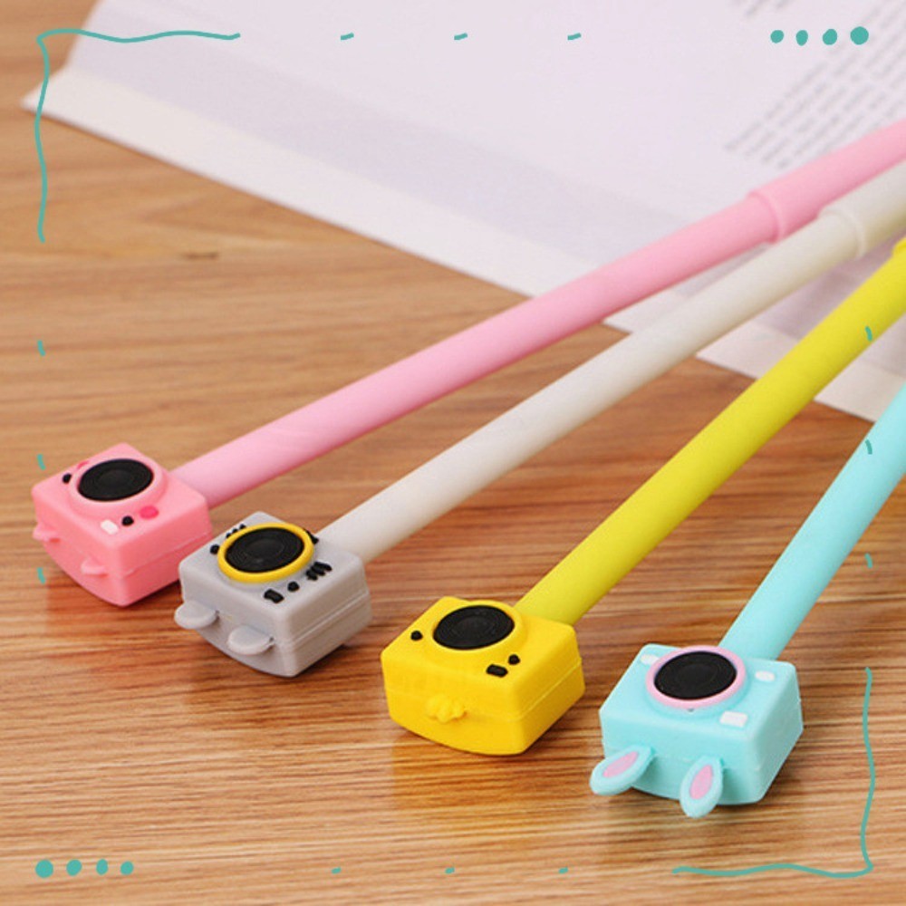 12 Pcs Gel Pens Set School Supplies Essential - Set of 12 Camera Shaped ...