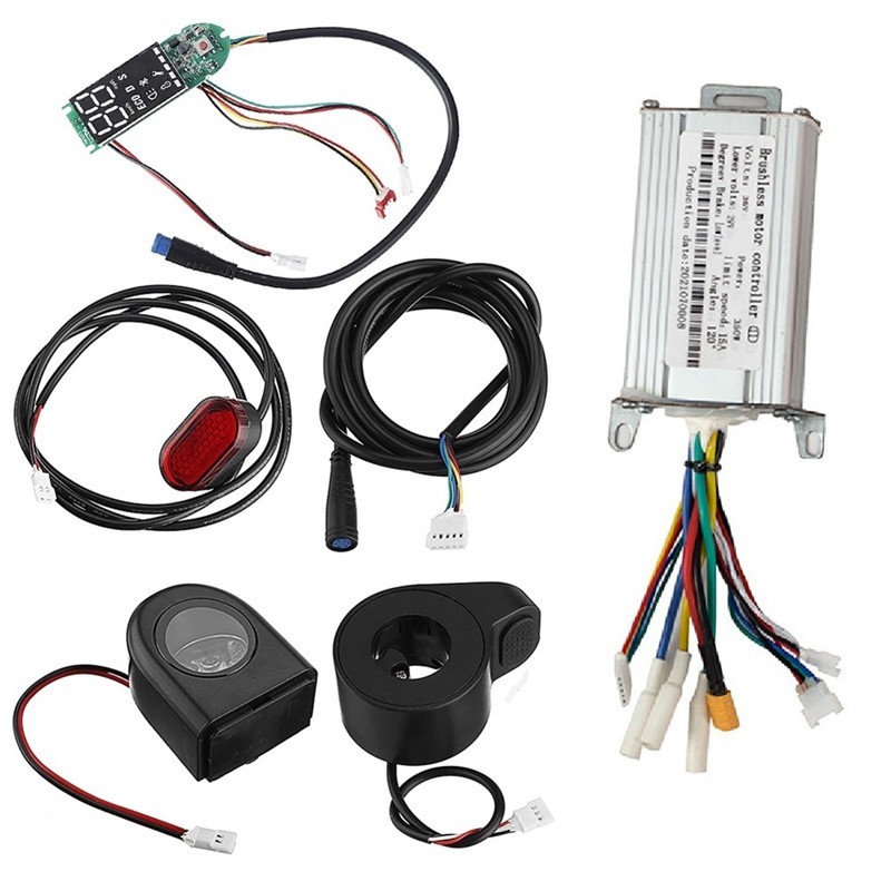 M★-36V 350W 15A Motor Controller+Dashboard+Front/Rear Light Speed ...