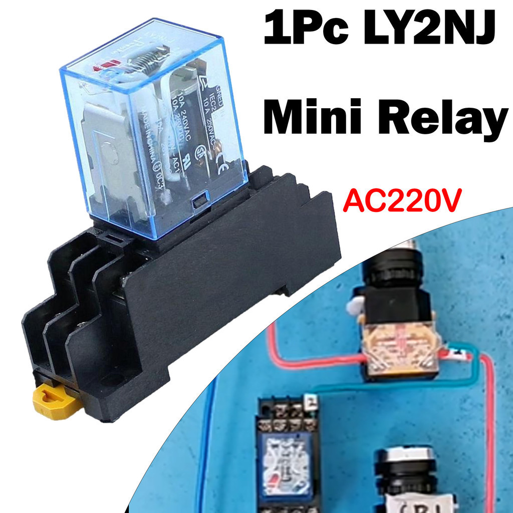 1PCS DC 24V Coil OMRON LY2NJ Relay – 10A 8-Pin DPDT For Circuit Projects 11 thumbnail image