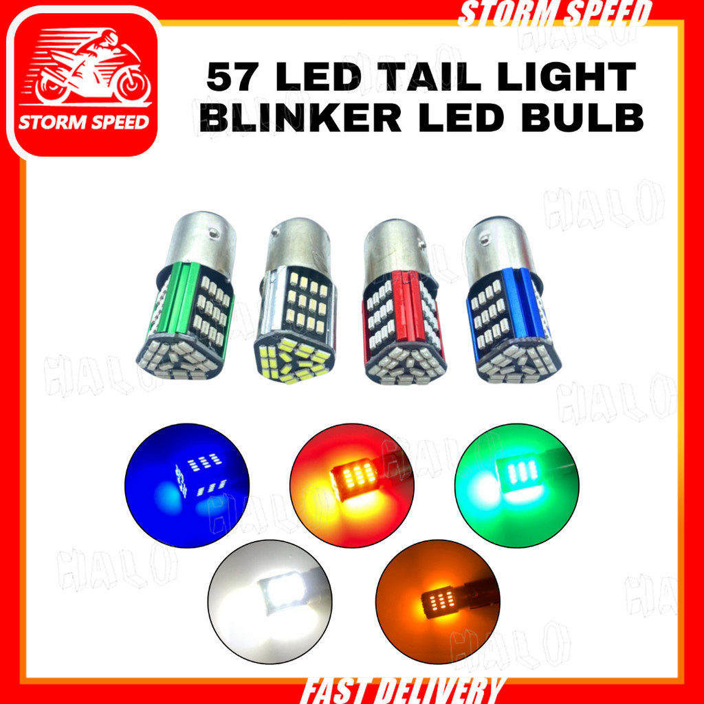 57 LED TAIL LIGHT BLINKER LED BULB [STORM SPEED] | Shopee Philippines
