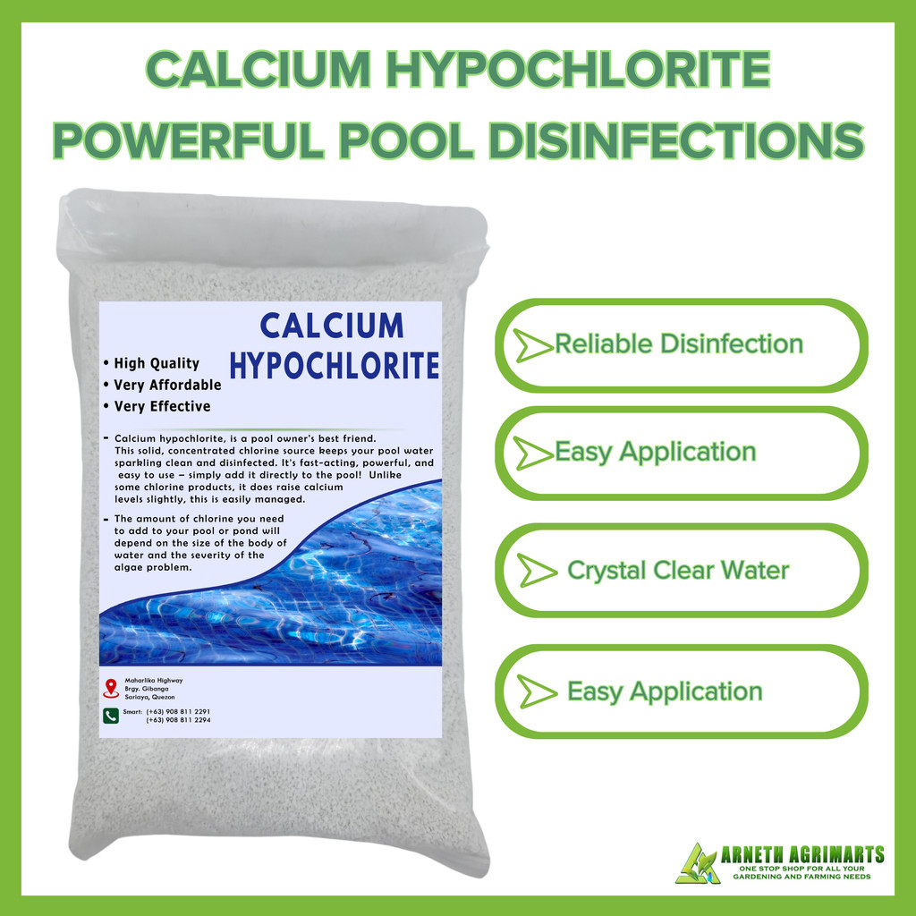 ARNETH CALCIUM HYPOCHLORITE chlorine granules premium - swimming pool ...