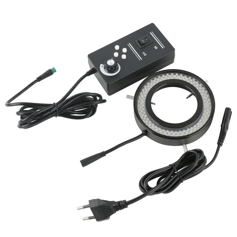 144 LED Ring Light Lamp Stereo Microscope Video Camera Light source ...