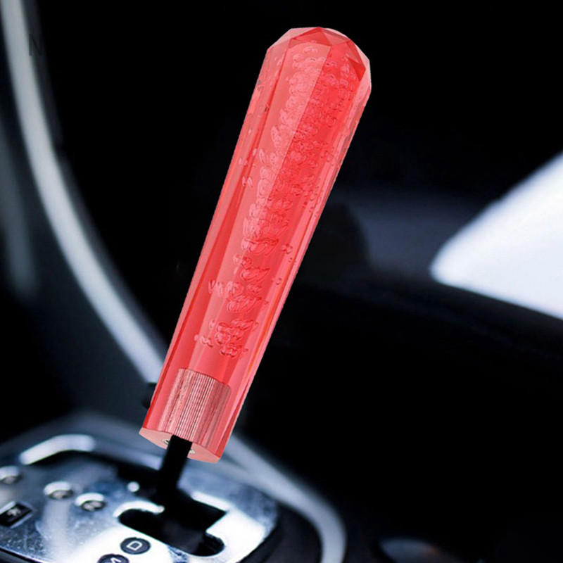 COOLSY 20CM 4 Colors Universal Car Crystal Bubble Gear Stick Shift ...