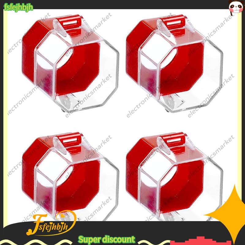 【fsfejhbjh】Emergency Stop Button Cover, 4 Pack Plastic Switch Cover ...