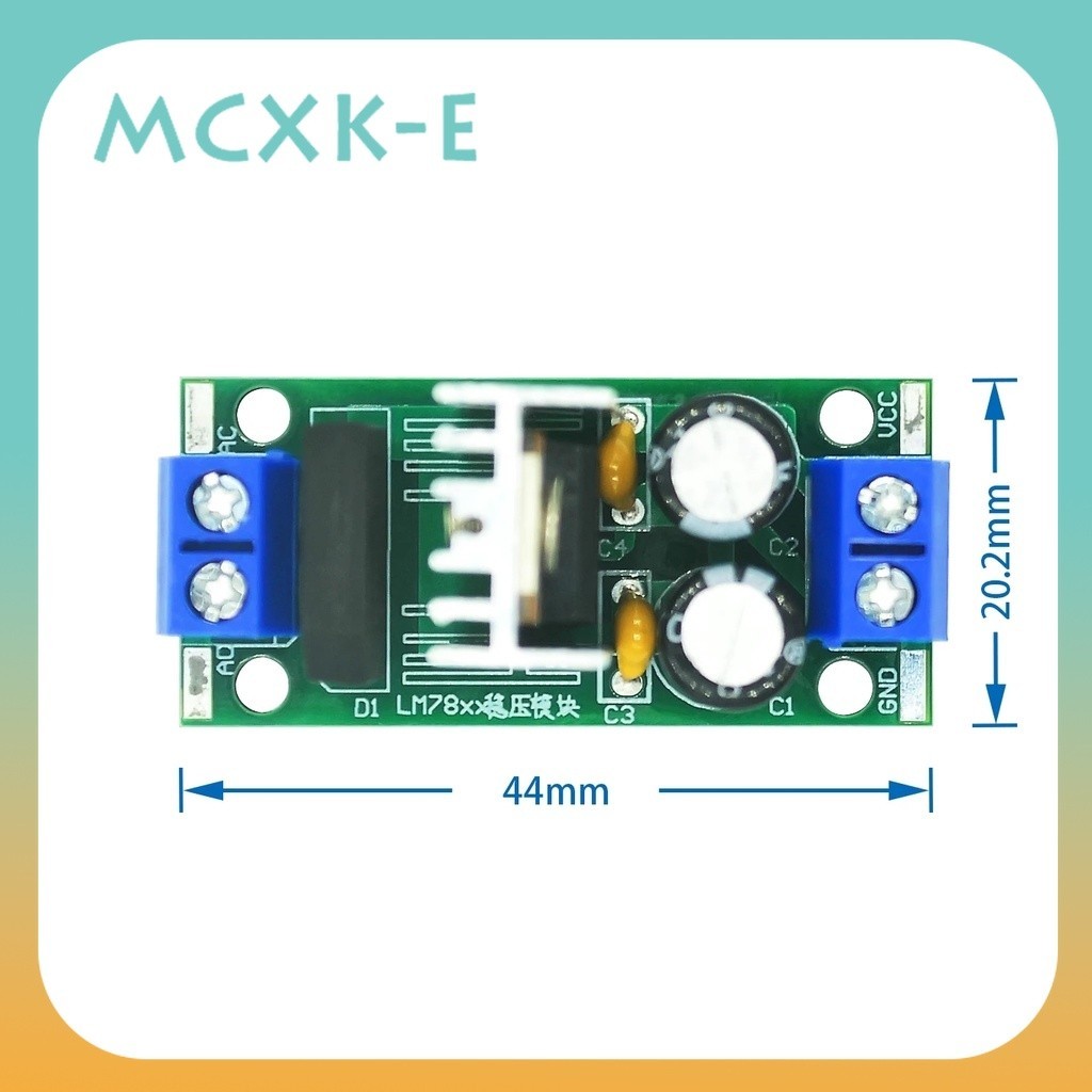 Dc-dc L7805 LM7805 7805 Tri-Ended Regulator Module 5V Regulator Power ...