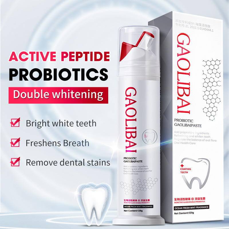 Gaolibai Probiotic Whitening Toothpaste Seaweed Bioactive Peptide ...