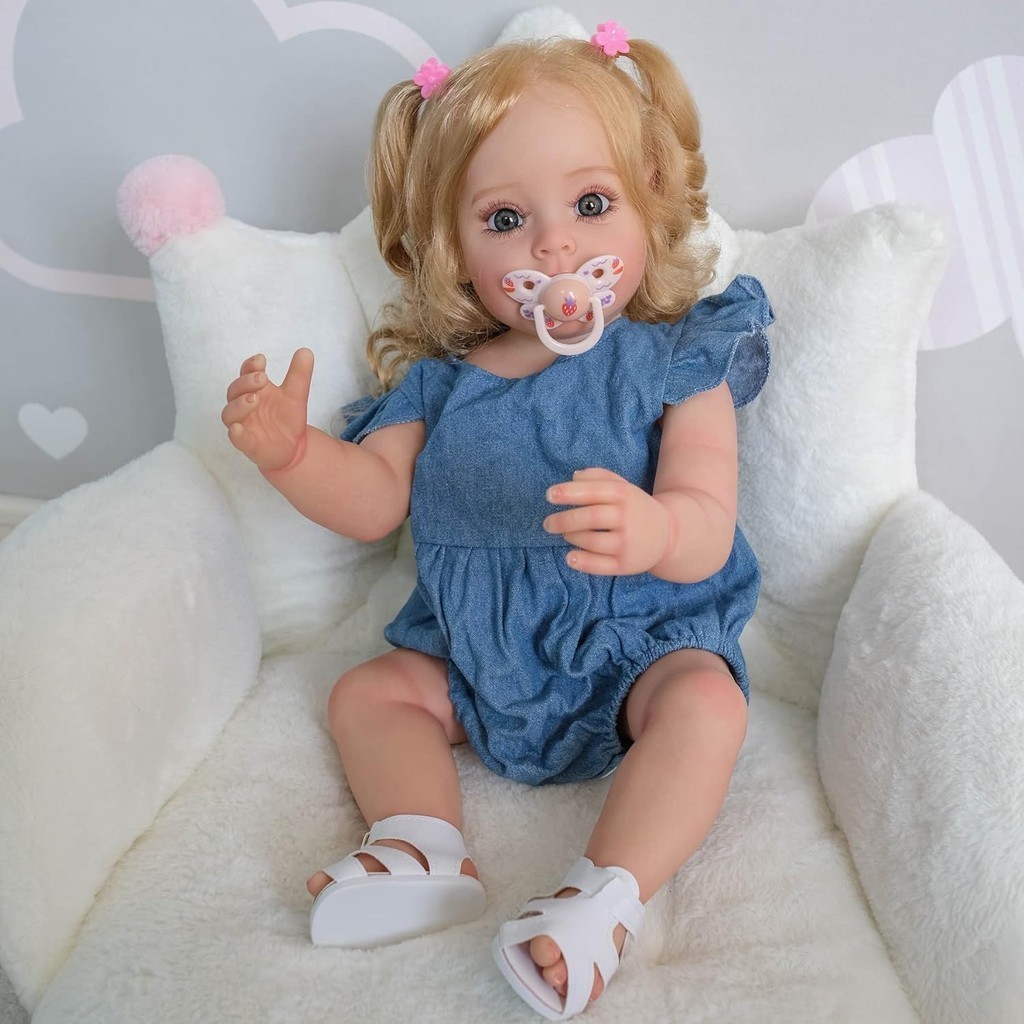 Real Life Reborn Baby Dolls Girl 22 inch 55cm Full Body Silicone Realistic Lifelike Newborn Dolls Toddler Doll Toy for Ages 3 Shopee Philippines