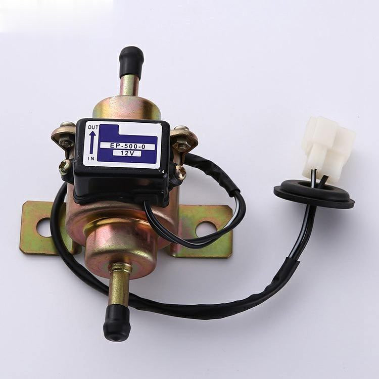 Pompa Carburante Elettrica 12V Universale - Bassa Pressione 2.5-4 - 8