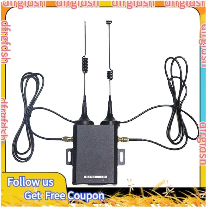 Router 4G Industriale Qarmijaer H927 Con Supporto SIM, 150 Mbps CAT4, WiFi Per 16 Utenti E Antenna Esterna, Per Asia