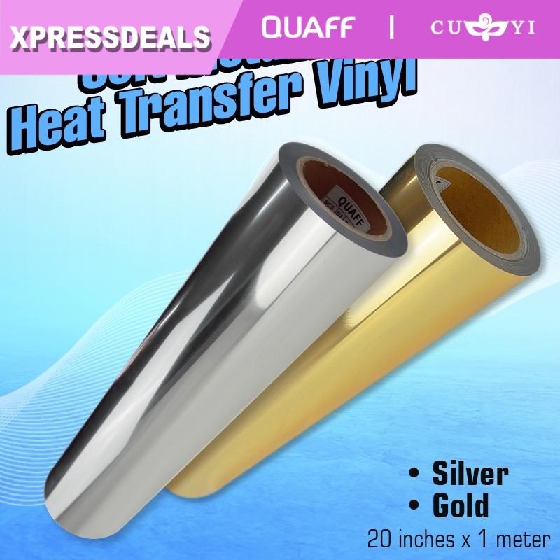 20 Inches X 1 Meter Quaff Scs Soft Metallic Cuttable Heat Transfer ...