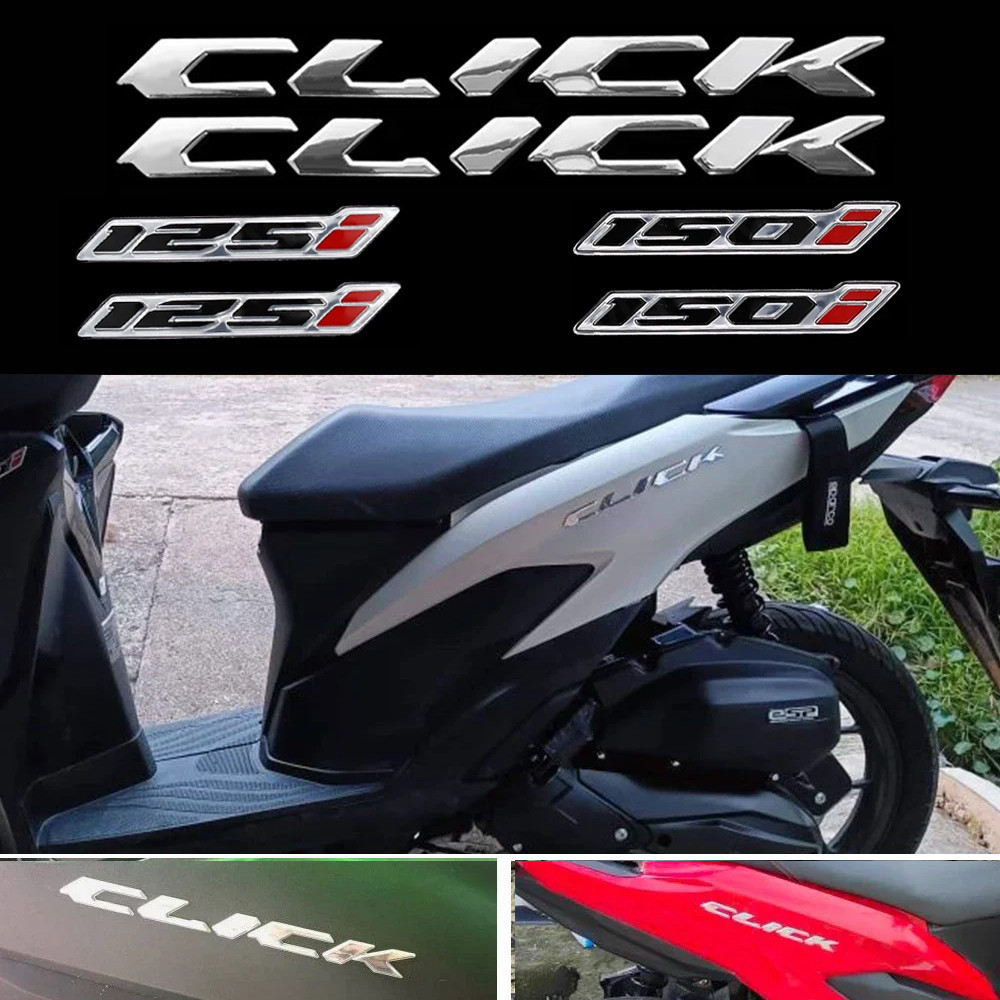3D Motorcycle Sticker Decal Click Logo Emblem Tank Pad Motorbike Body ...