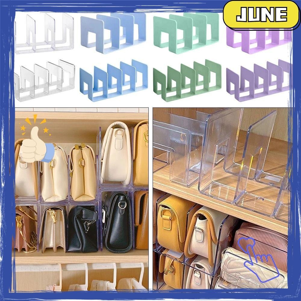 JUNER 1Pcs Bag Divider Shelf, Purse Luxury Bag 3/4 Grids Handbag ...