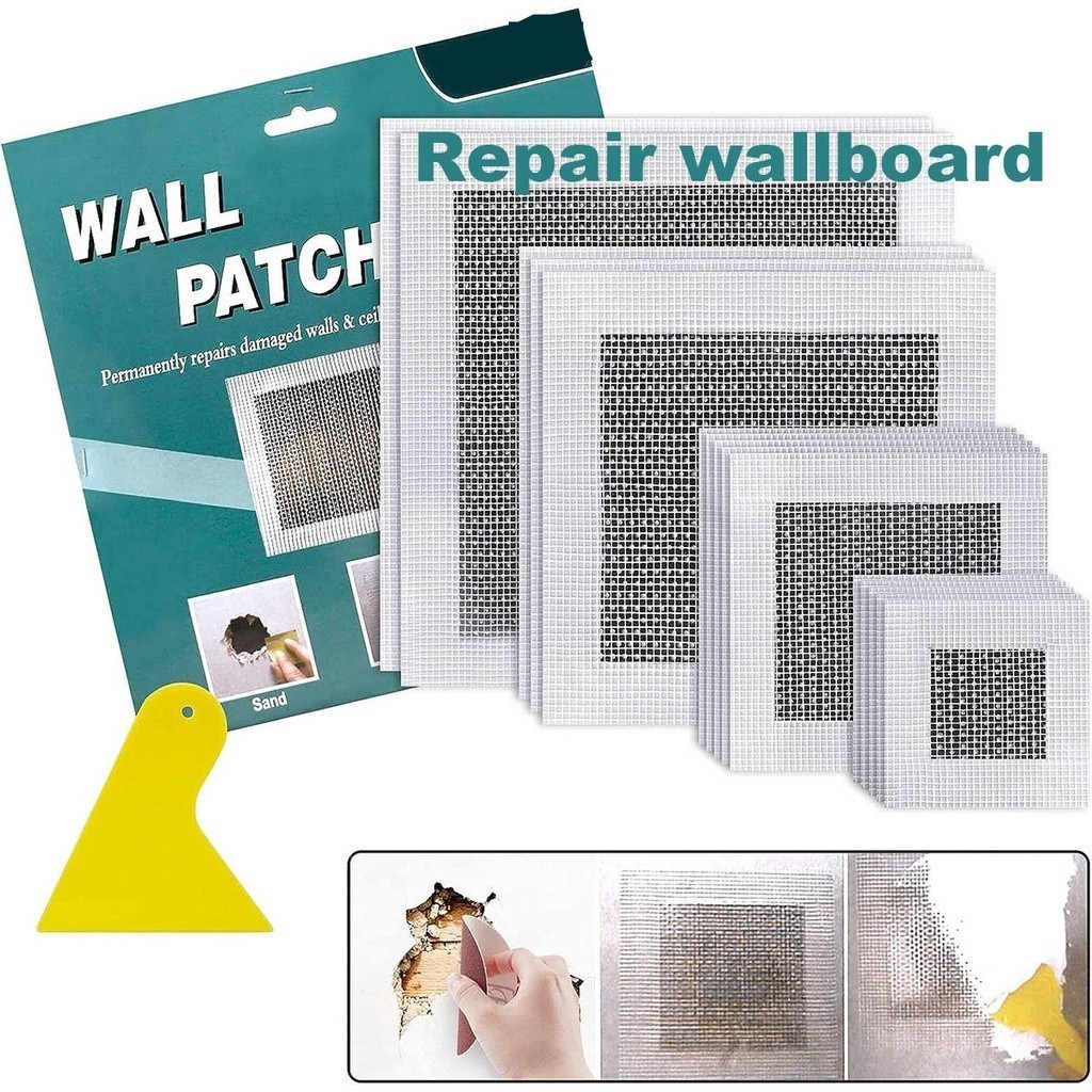 New SET Self-adhesive Fiberglass Mesh Wall Repair Drywall Patch ...