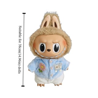 Fengcy Plush Labubu Clothes, Doll Decoration Fleece Coat 37cm Labubu 