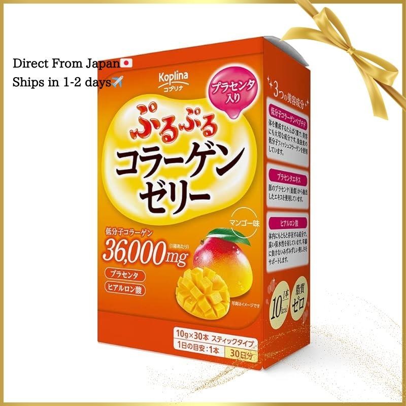 【Direct from Japan】Collagen Placenta Beauty Jelly, Plump Placenta