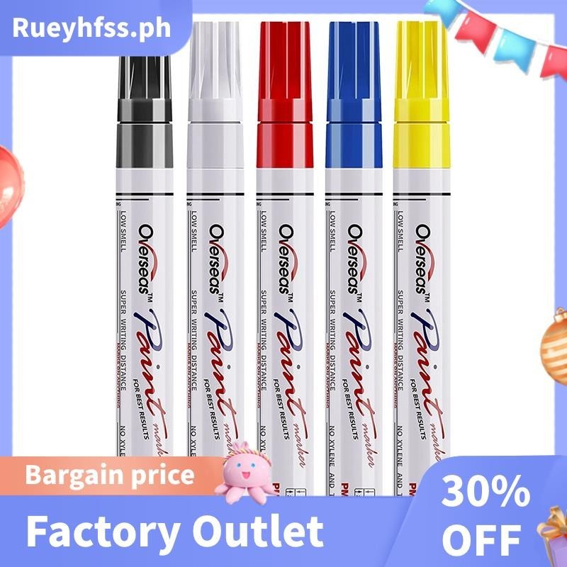 Excellent Paint Marker Pens - 5 Colors Permanent Oil Based Paint ...