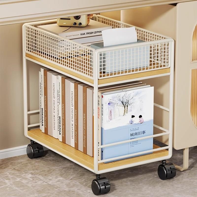 Under-Desk Storage Rack Beside Desk Bookshelf Study Desk Side Floor ...