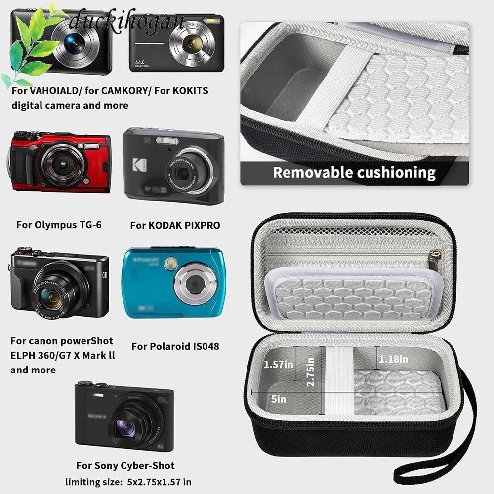 DUCKIHOGAN Camera , Waterproof Compact Camera Storage Holder, Universal ...