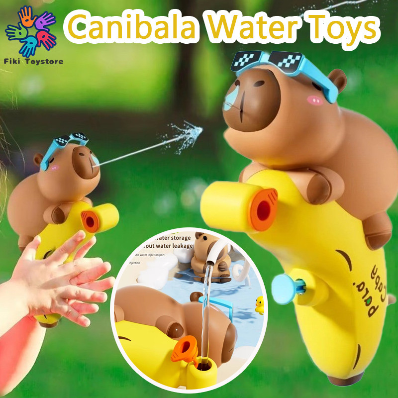 Capybara Water Gun High Pressure Toy Cartoon Animal Squirt Gun Outdoor ...