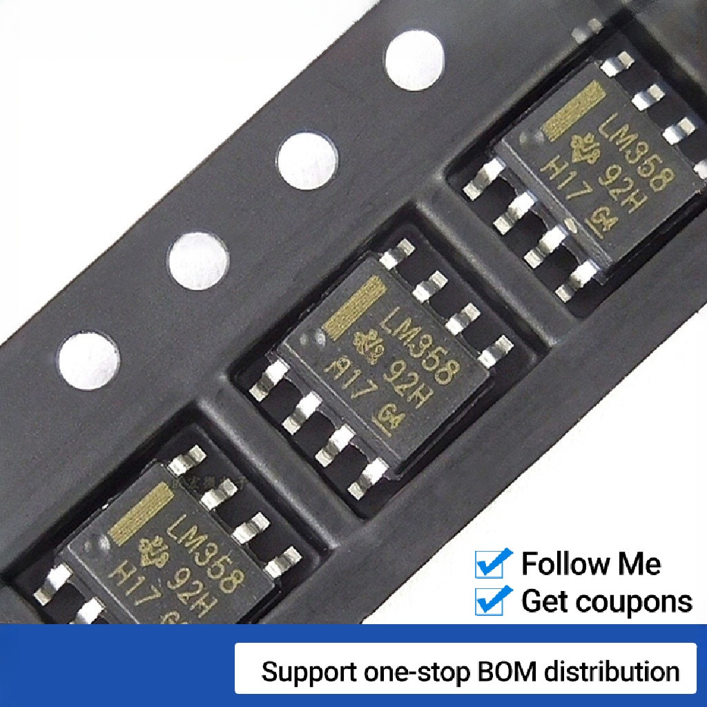 10 Amplificateurs Haute Vitesse AD8008AR - SOP8 - Faible Distorsion - Neufs