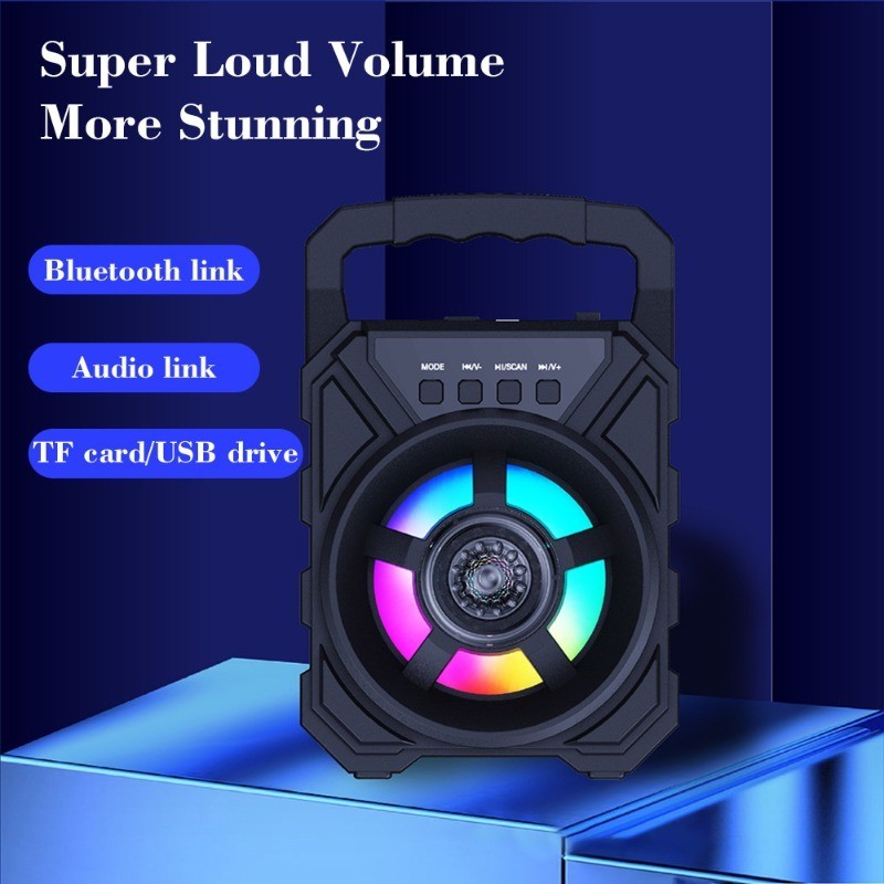COD Portable LED Wireless Bluetooth Speaker, Subwoofer (Support ...
