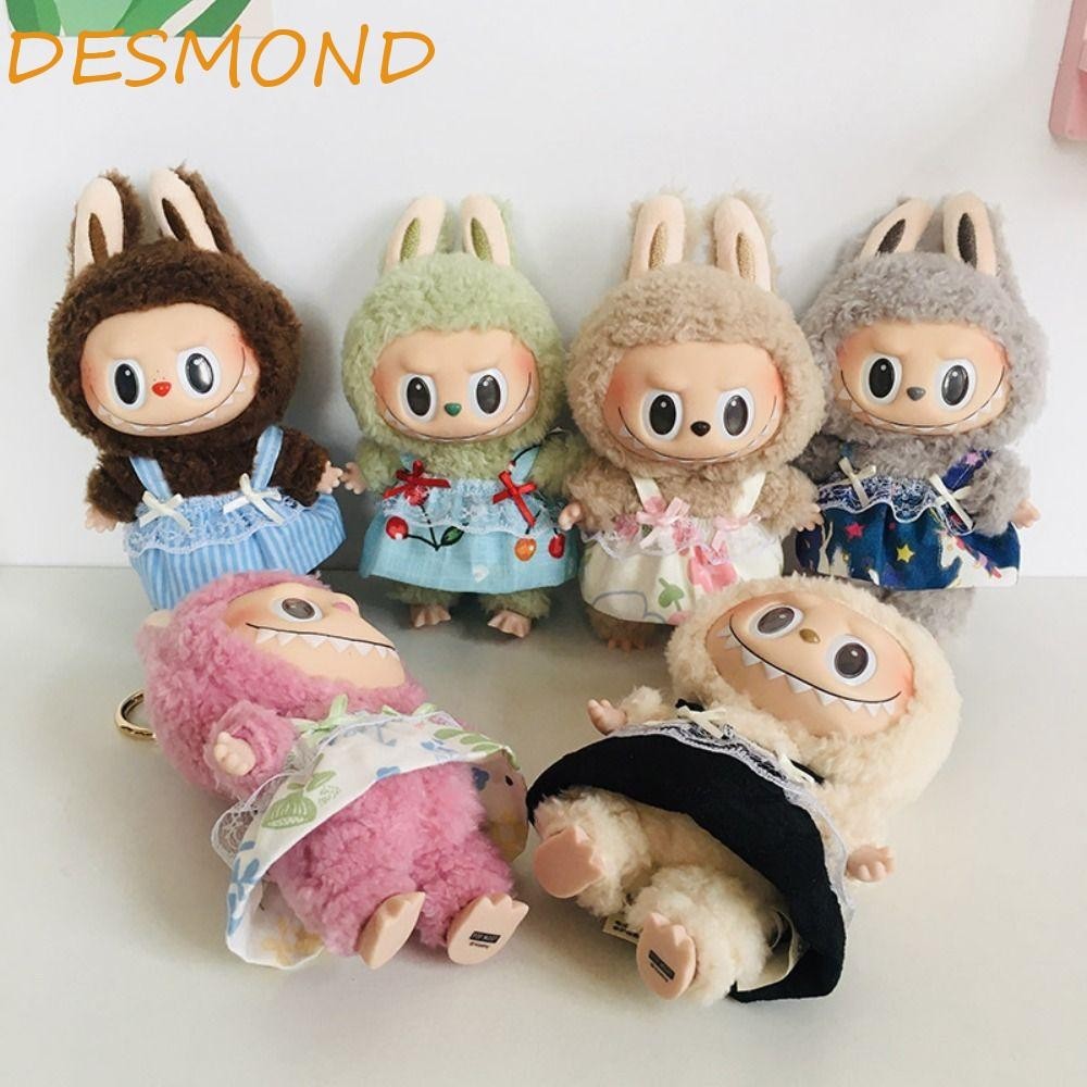 DESMOND 17cm Labubu Doll Clothes, Fashion Leisure 17cm Labubu Doll's ...