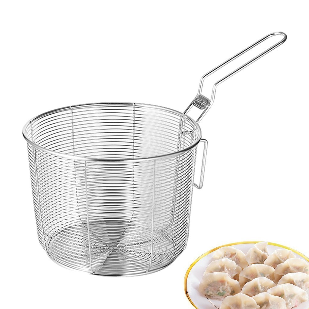 Deep Fry Basket Chip Deep Frying Baskets Chef Fry Basket Set Food