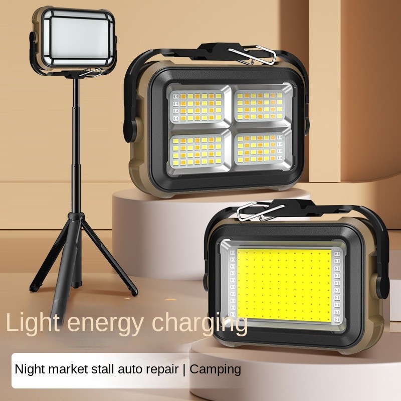 Upgraded Multi-Functional New Solar Work Light Type-C Charging with ...