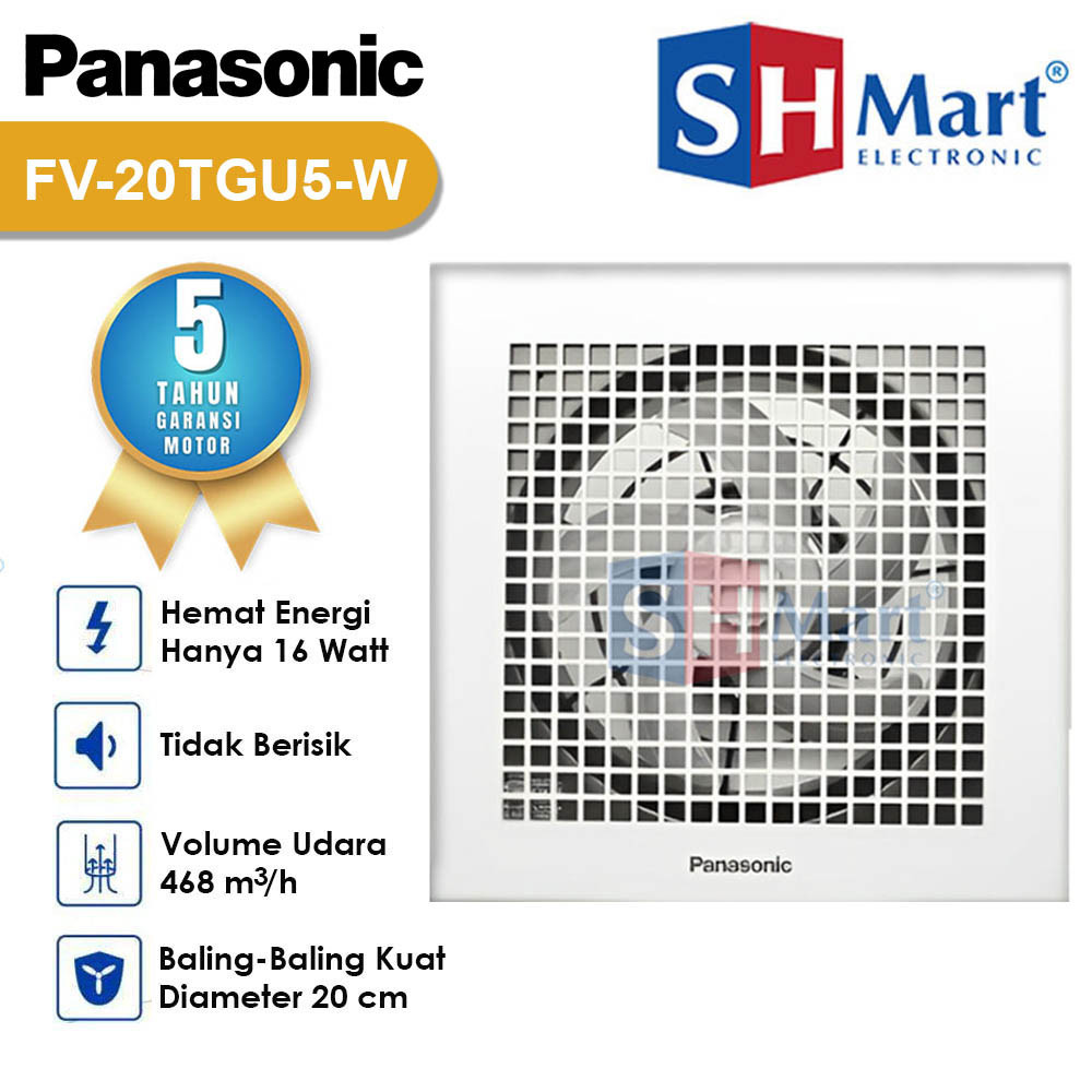 Panasonic EXHAUST FAN 8 INCH FV20TGU5 VENTILATING CEILING OFFICIAL ...