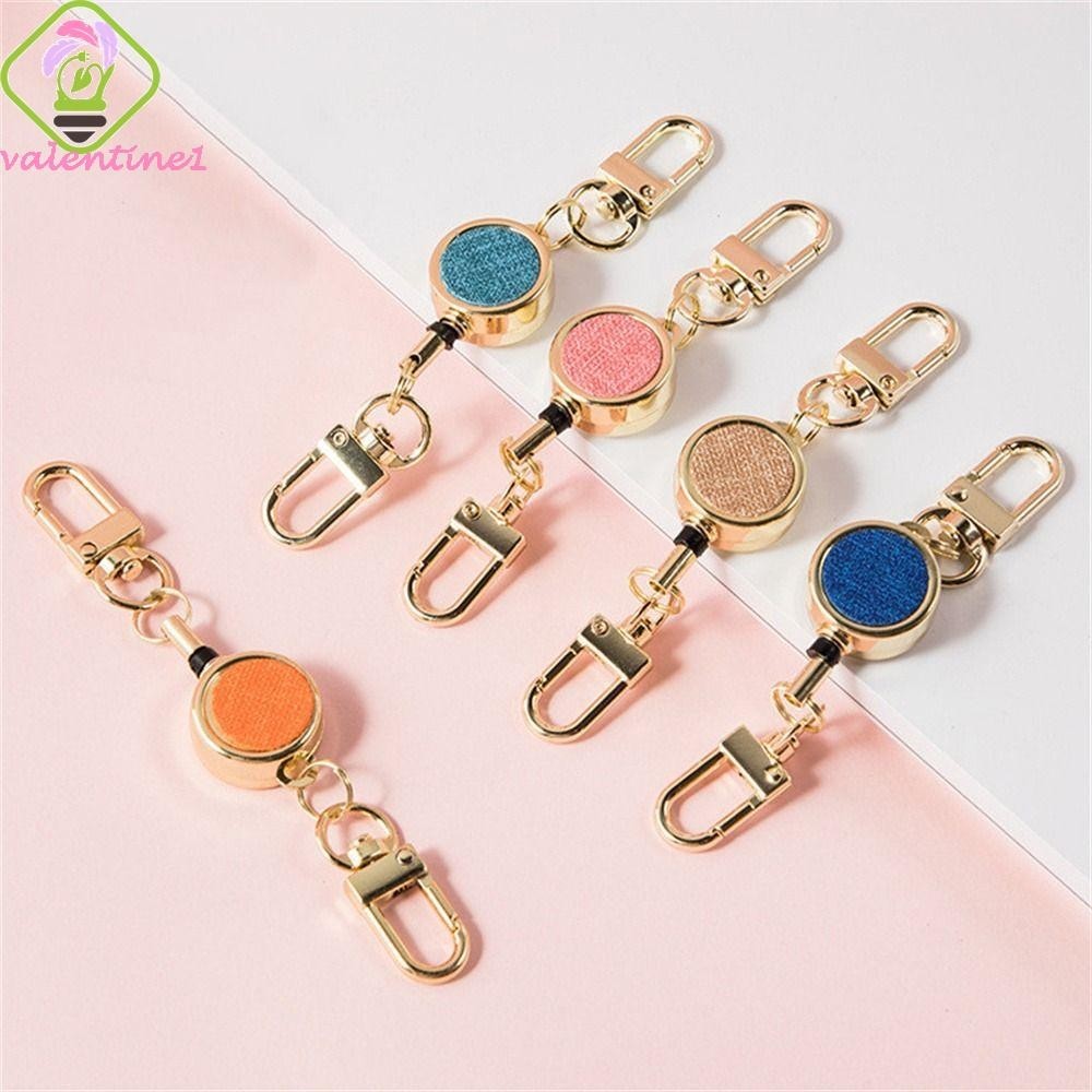 AVALENTINE Retractable Badge Reel, Extendable Easy Pull Buckle ID ...
