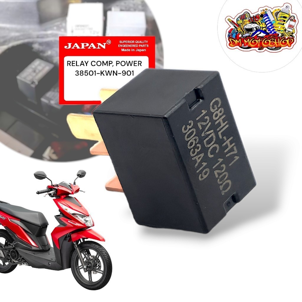 4 PIN ENGINE STARTER RELAY FOR HONDA CLICK 125i/150i BEAT PCX 160 ADV ...