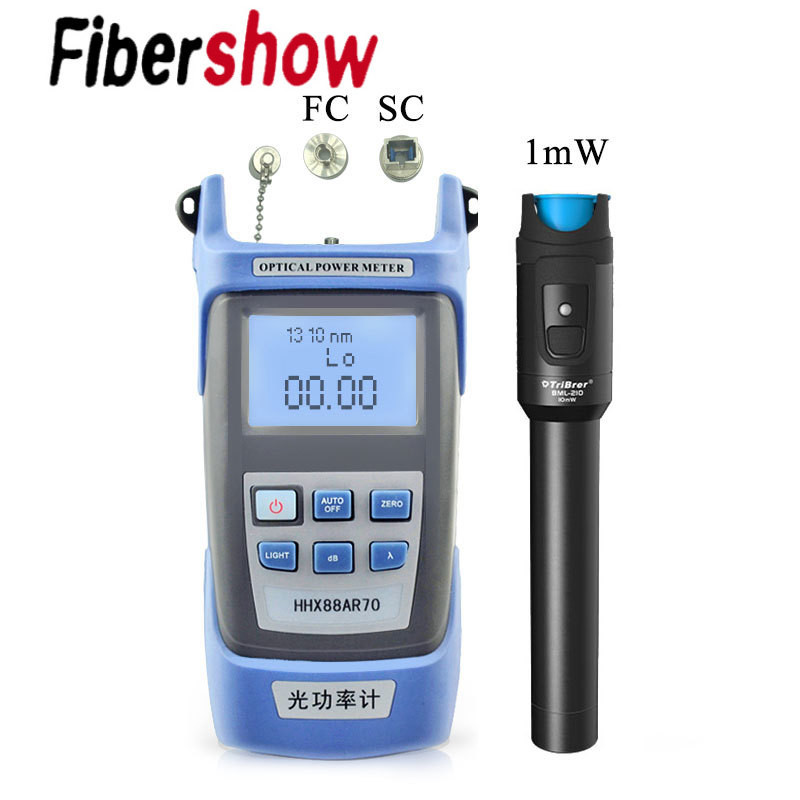 2 In1 FTTH Fiber Optic Tool Kit Fiber Optical Power Meter OTDR -70 ...