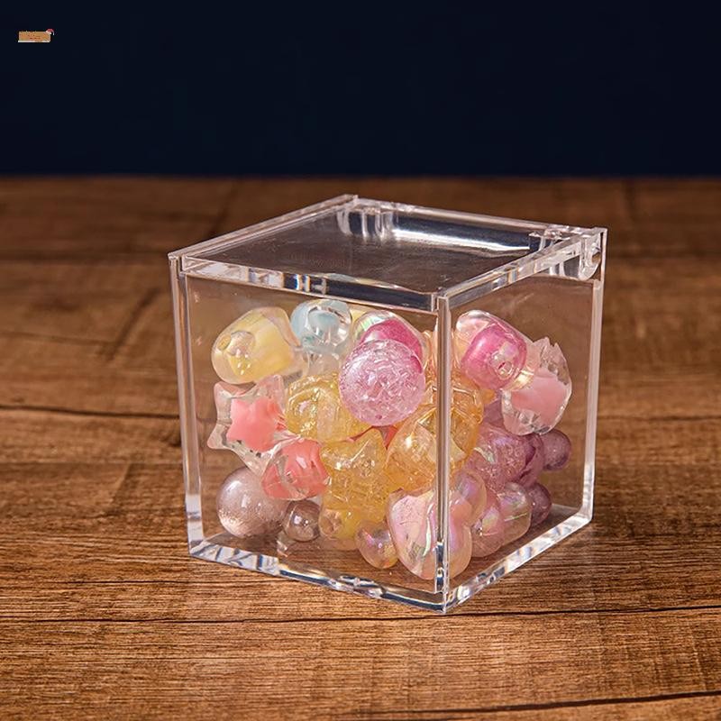 Sweet Clear Acrylic Square Cube Box With Lids/Durable Candy Box ...