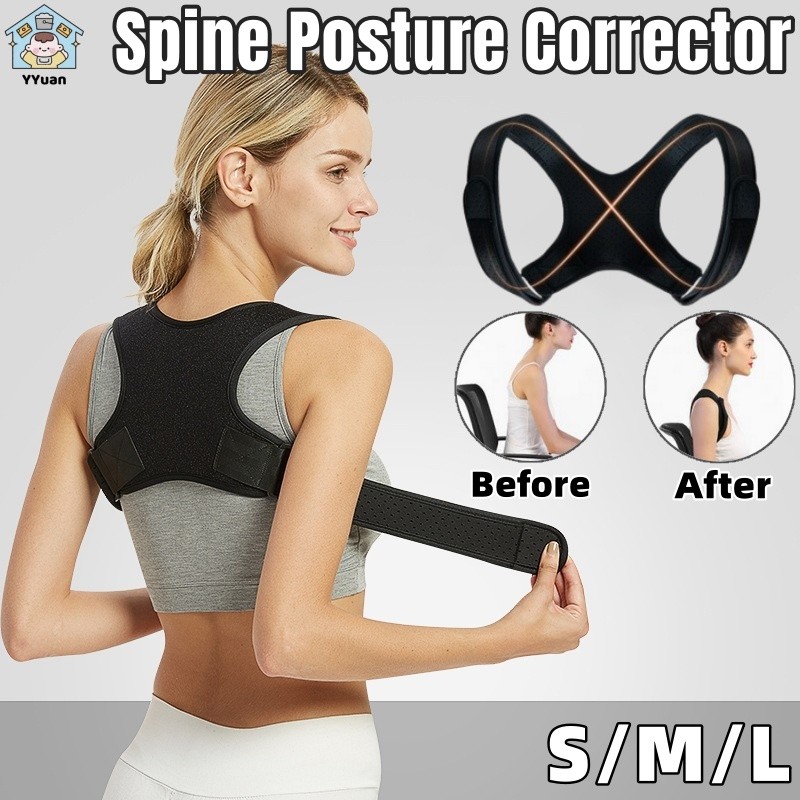Back Posture Corrector Adjustable Spinal Auxiliary Orthosis For Men And ...
