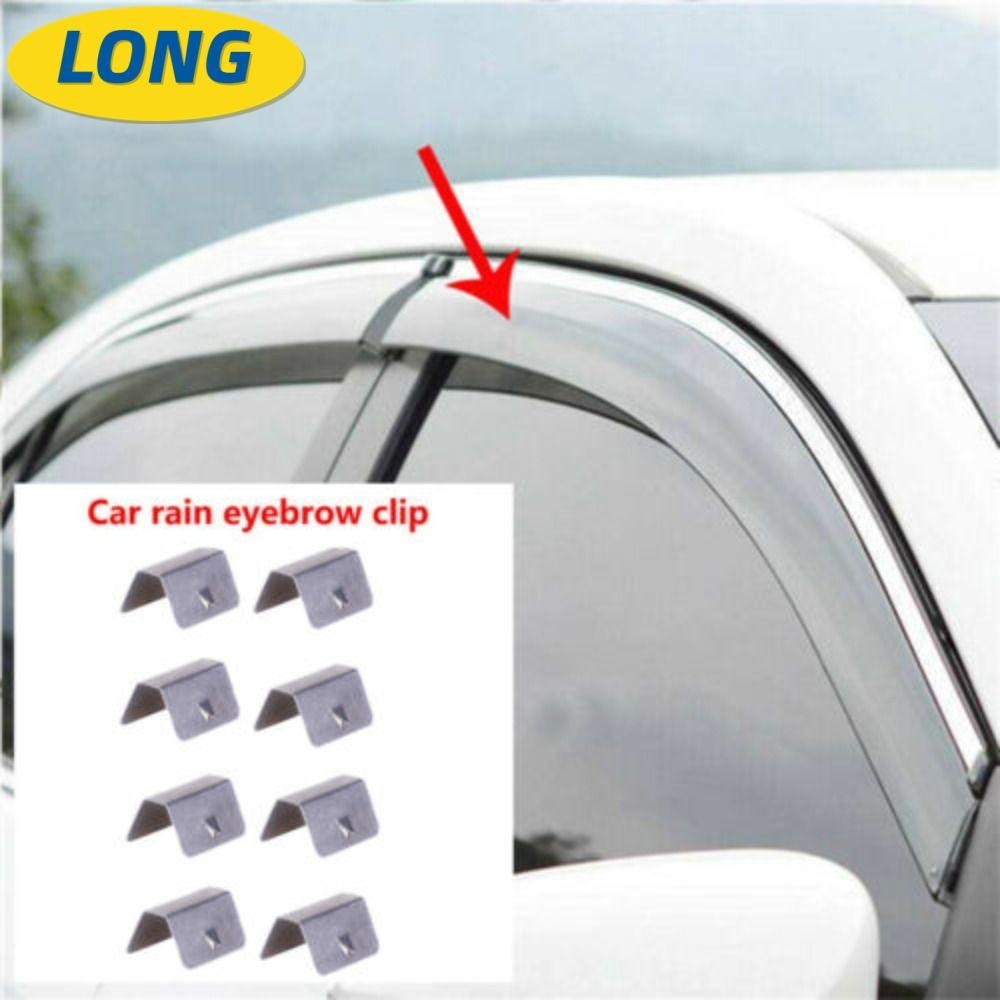 LONNGZHUAN 10PCS Wind Deflector Clips, Durable Practical Car Window