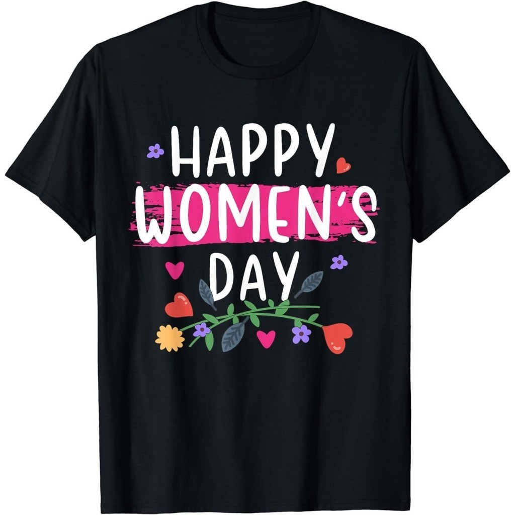 New International 'S Day 2024 Happy 'S Day 8 March Cute T-Shirt ...