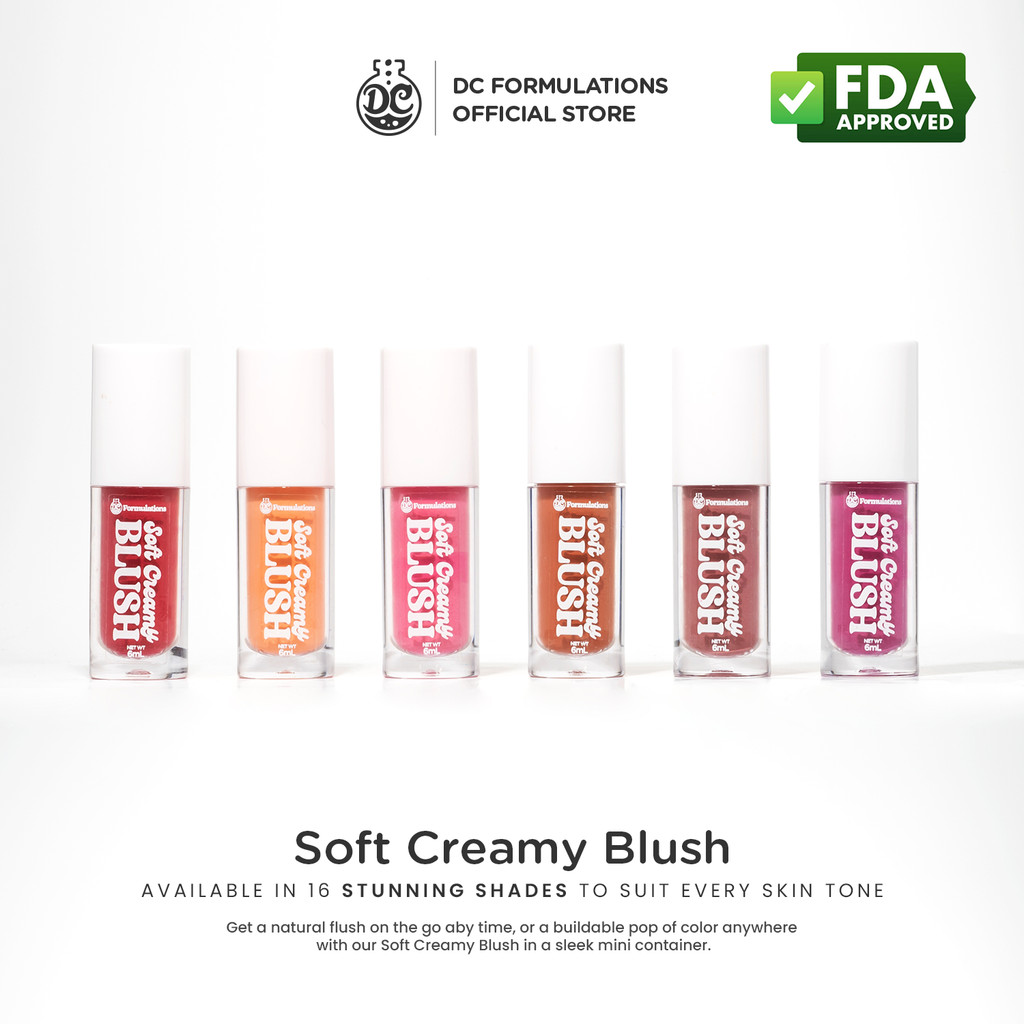DC Formulations Soft Creamy Blush 6mL [Pink/White Cap] | Shopee Philippines