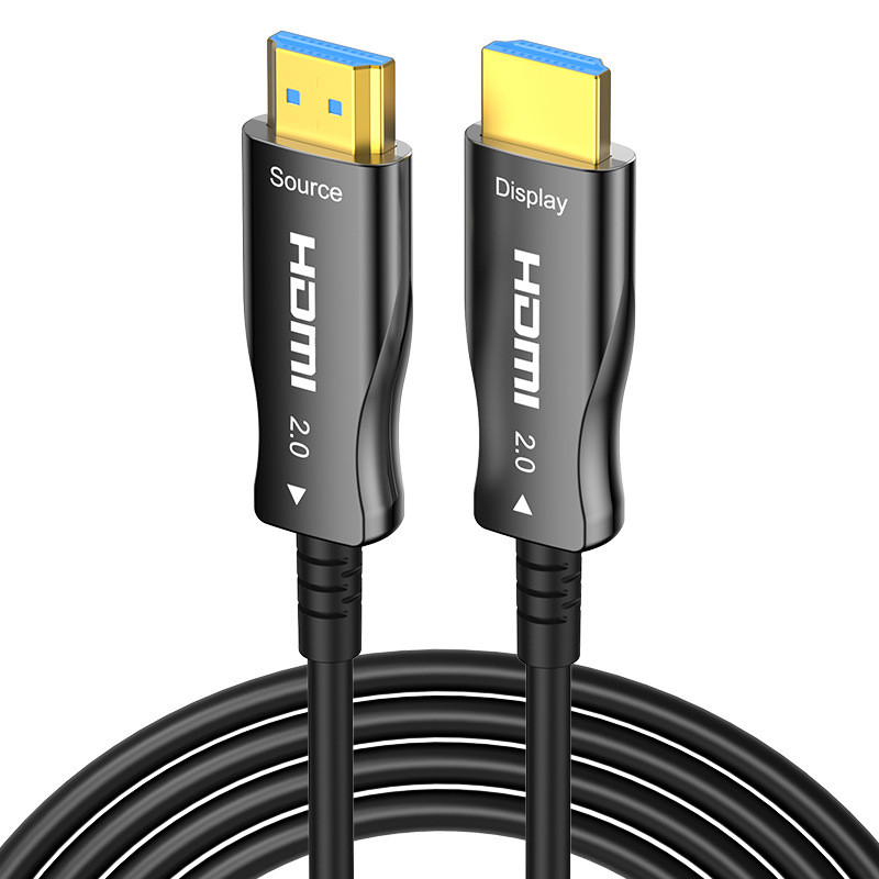 4K Zinc Alloy HDMI 2.0 Standard Optical Fiber Cable Desktop Computer ...