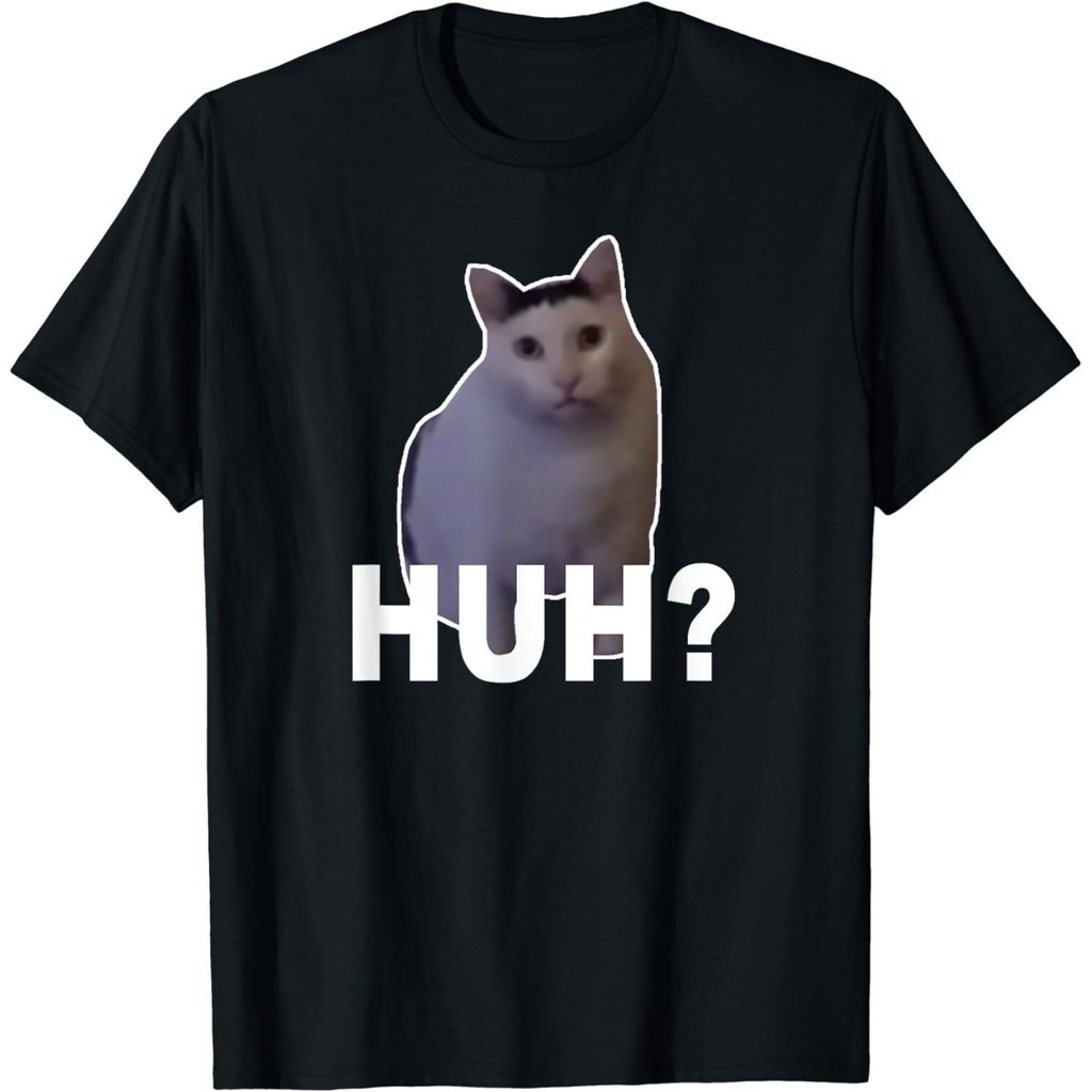 Huh?? Cat Meme Funny Design Idea T-Shirt | Shopee Philippines