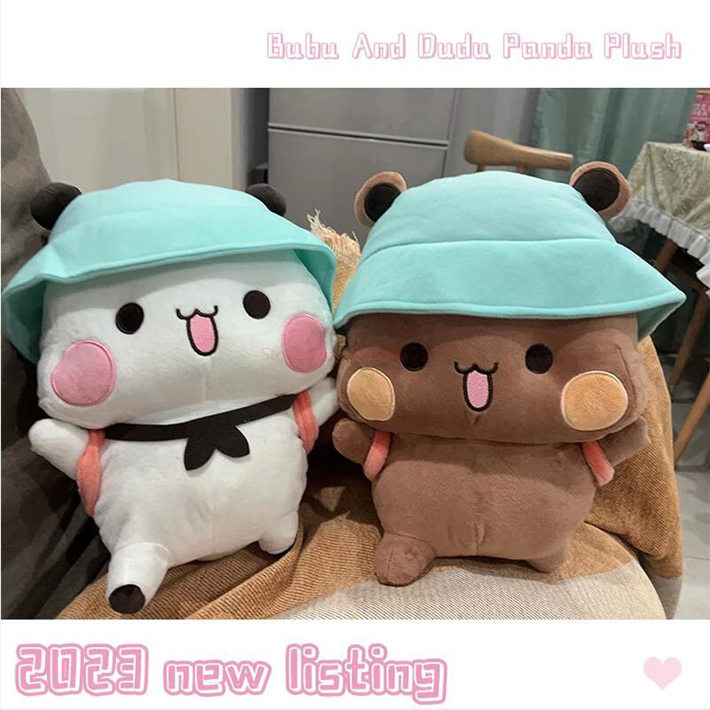 Bubu and Dudu Panda Plush Cute Cartoon Panda Bear Kawaii Doll Stuffed ...