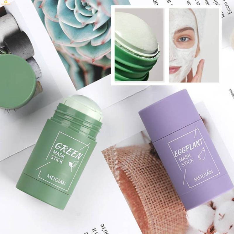 Green Tea Mask Stick Nasal Face Cleaning Mask Oil Control Deep Cleaning ...
