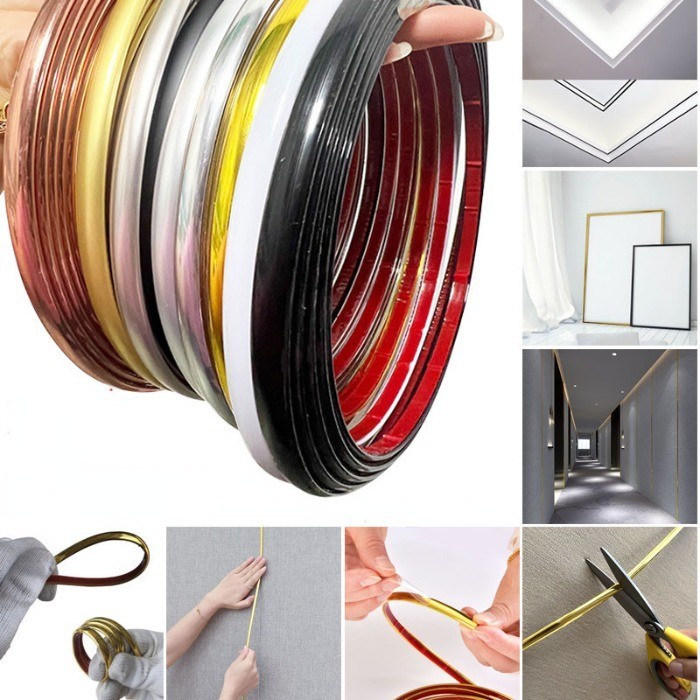 100% Brand new 1M Self-adhesive Furniture Edge Banding Tape Tile Gap ...